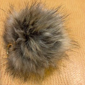 Super cute fur keychain, only $4 with any purchase from my Poshmark store.(ask)
